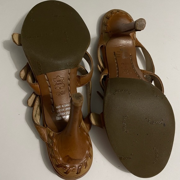 Michael kors brown open toes heels size 6 1/2 - Picture 3 of 6